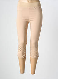 Jegging țesătură poplin mărime normală bej B.YOUNG femeie