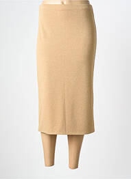 Fustă midi elasticitate auriu IMPERIAL femme