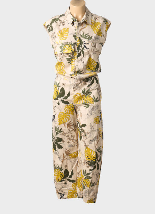 Salopetă-pantalon galben PLEASE femeie