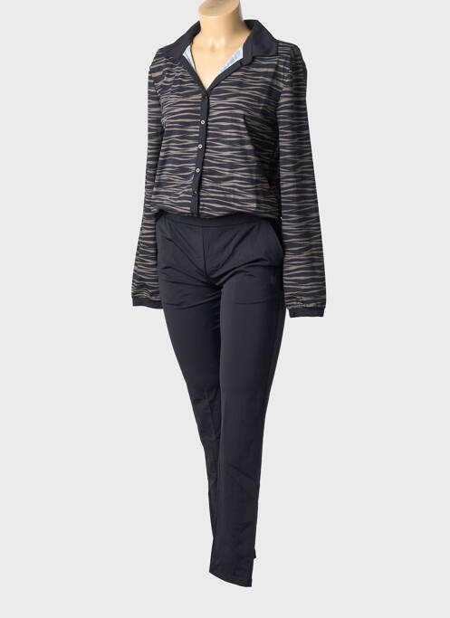 Salopetă-pantalon negru HBT femeie