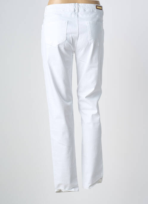 Blugi cu croială dreaptă alb BEST MOUNTAIN femeie