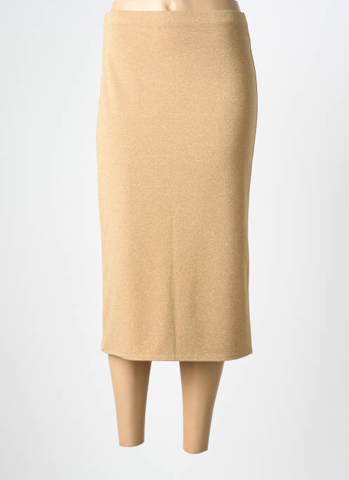 Fustă midi auriu IMPERIAL femeie