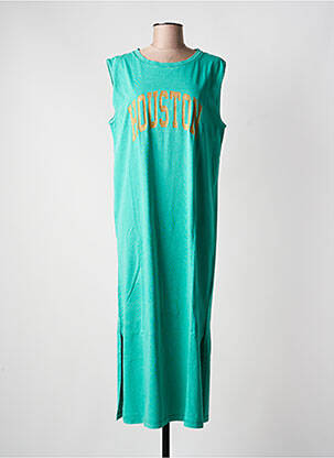 Rochie lungă fără mâneci fără mâneci verde FREEMAN T.PORTER femeie