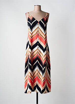 Rochie lungă roz FREEMAN T.PORTER femeie