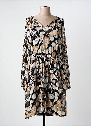 Rochie midi mâneci lungi mâneci lungi negru B.YOUNG femeie
