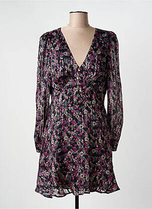Rochie scurtă mâneci lungi mâneci lungi negru MORGAN femeie