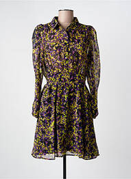 Rochie scurtă mâneci lungi mâneci lungi galben MORGAN femme