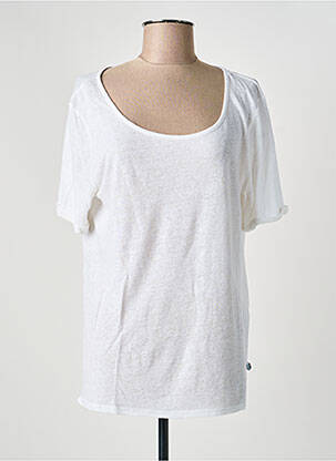 Tricou elasticitate mâneci scurte alb FREEMAN T.PORTER femeie