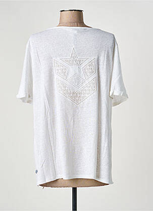 Tricou elasticitate mâneci scurte alb FREEMAN T.PORTER femeie