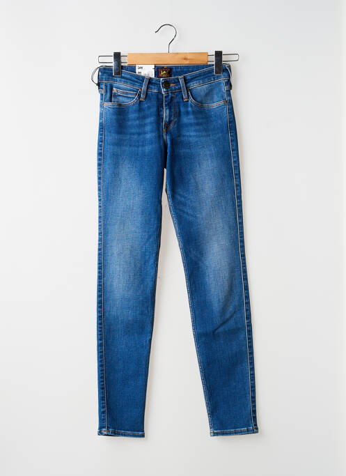 Blugi cu croială slim albastru LEE femeie