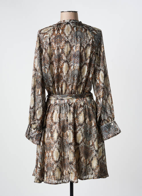 Rochie scurtă maro MORGAN femeie