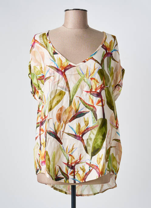 Tunică mâneci scurte bej PLEASE femeie