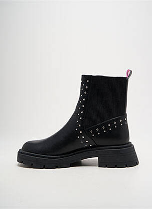 Botine/ghete material neted toc de 4 la 6 cm negru VANESSA WU femeie