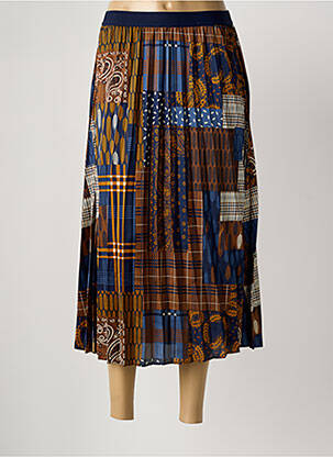Fustă lungă imprimeu fantezie maro NICE THINGS femeie