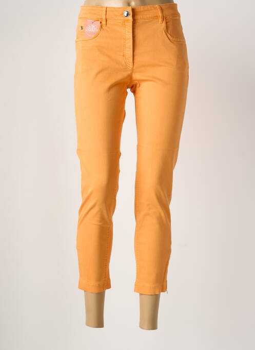 Pantalon trei sferturi portocaliu ZERRES femeie