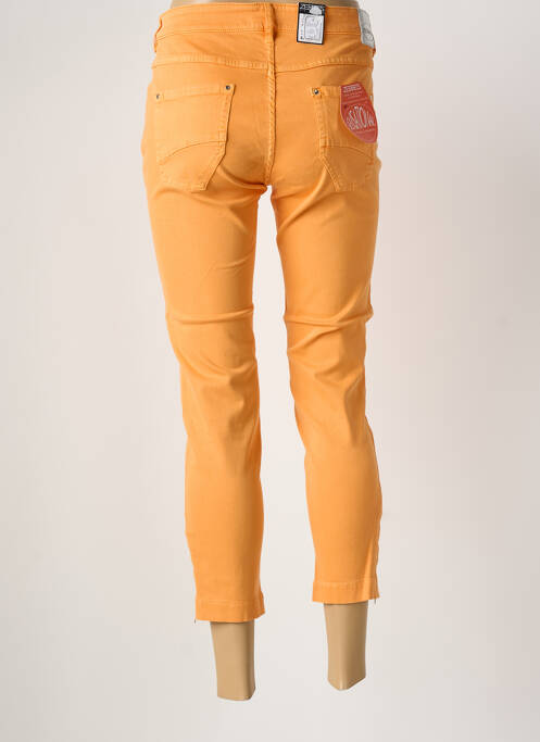 Pantalon trei sferturi portocaliu ZERRES femeie