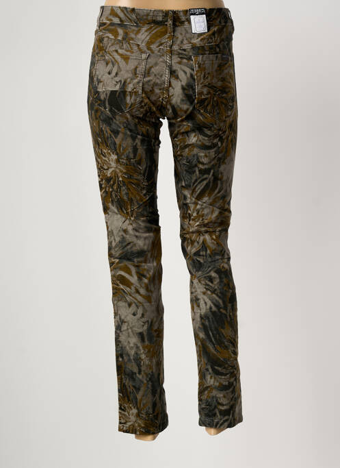 Pantalon slim verde ZERRES femeie