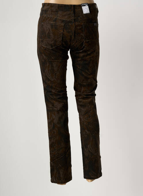 Pantalon slim maro ZERRES femeie