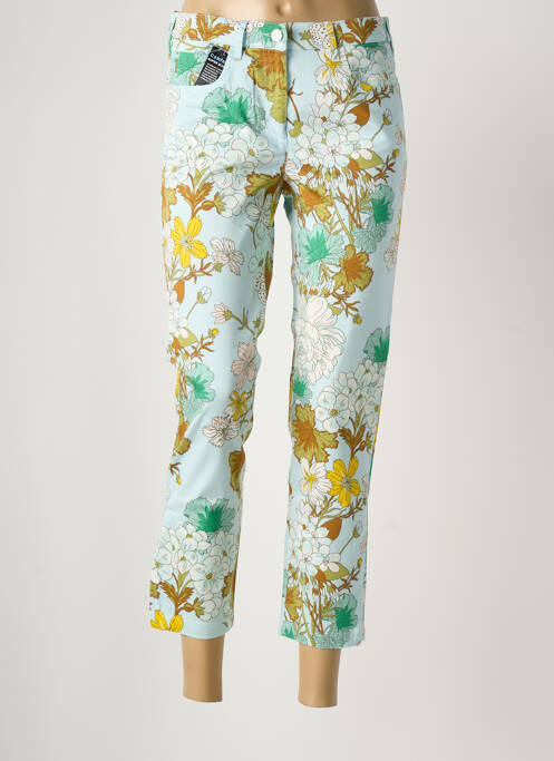 Pantalon trei sferturi albastru ZERRES femeie