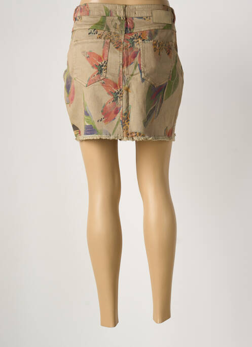 Fustă scurtă verde DESIGUAL femeie