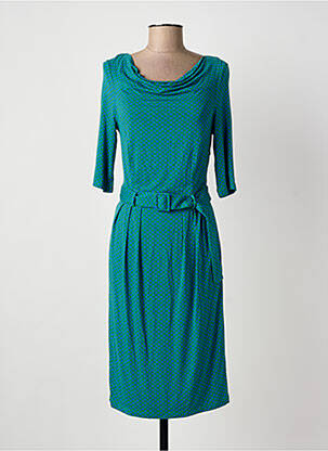 Rochie midi mâneci 3/4 mâneci 3/4 verde ZILCH femeie