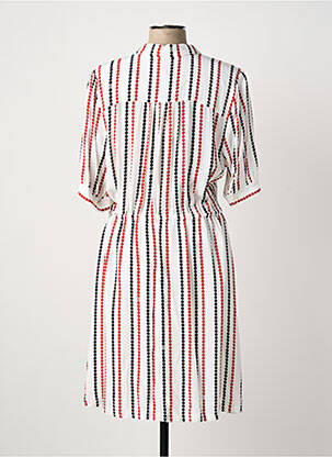 Rochie midi mâneci scurte mâneci scurte roșu TOMMY HILFIGER femeie