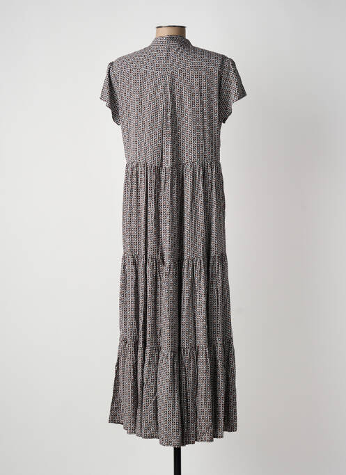 Rochie lungă maro LAST QUEEN femeie