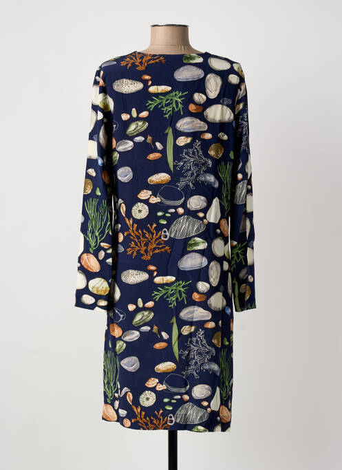 Rochie midi albastru NICE THINGS femeie