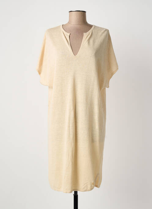 Rochie scurtă bej DES PETITS HAUTS femeie