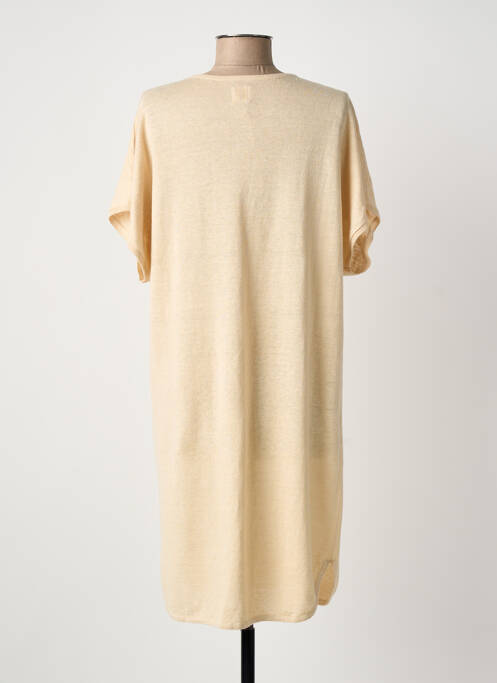 Rochie scurtă bej DES PETITS HAUTS femeie