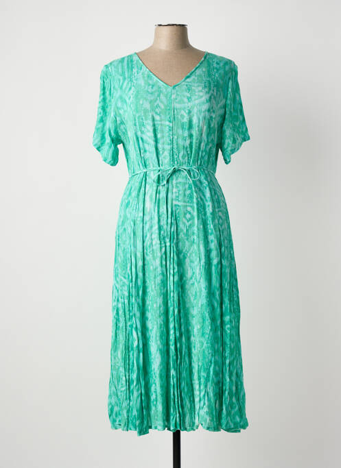 Rochie midi verde ORIENTIQUE NATURALLY femeie