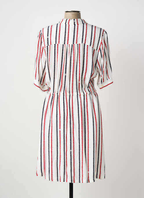 Rochie midi mâneci scurte mâneci scurte roșu TOMMY HILFIGER femme