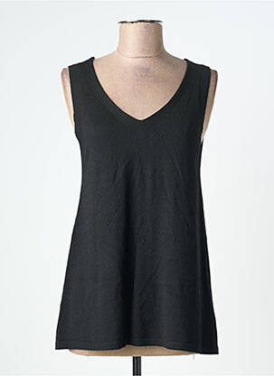 Top negru SEE U SOON femeie