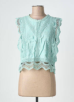 Top albastru NEKANE femeie