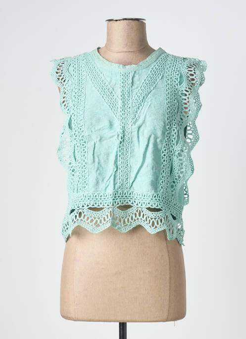 Top albastru NEKANE femeie