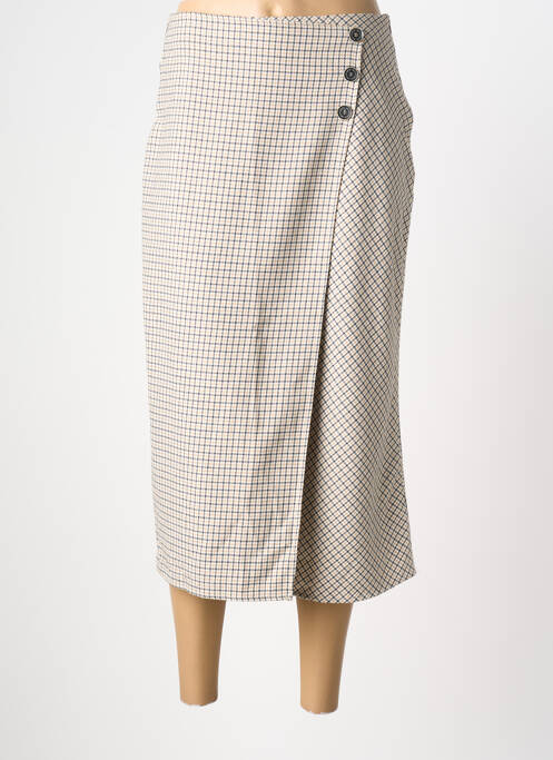 Fustă lungă alb MUS & BOMBON femeie