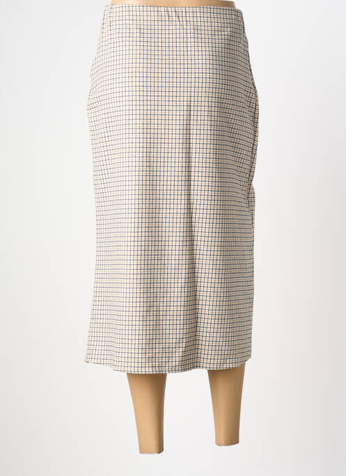 Fustă lungă alb MUS & BOMBON femeie