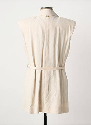 Jachete casual guler tip costum bej RINASCIMENTO femeie