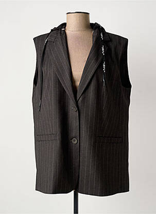 Jachete casual guler tip costum gri IMPERIAL femeie