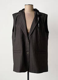 Jachete casual guler tip costum gri IMPERIAL femme