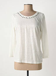 Tricou mâneci 3/4 mâneci 3/4 gri IKKS femme