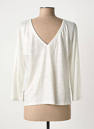 Tricou mâneci 3/4 mâneci 3/4 gri IKKS femeie
