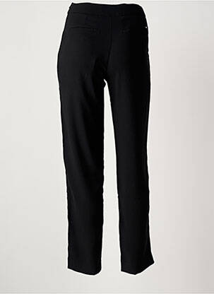 Pantalon drept țesătură crep mărime normală negru IKKS femeie