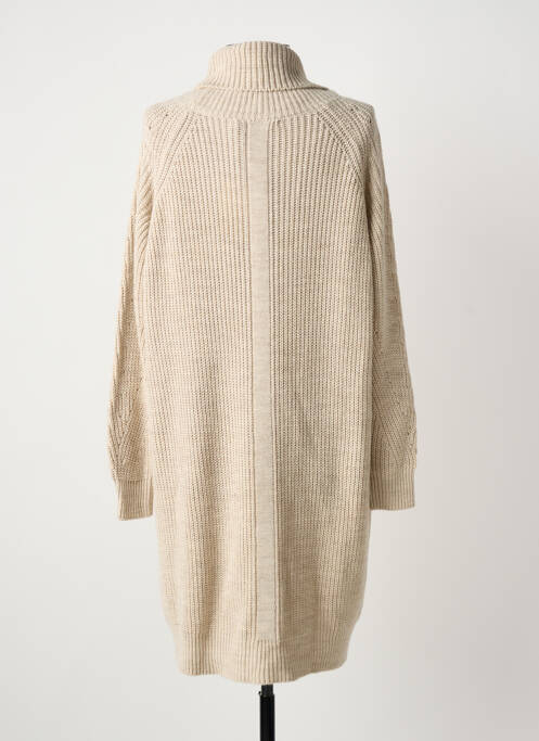 Rochie pulover bej LA FEE MARABOUTEE femeie