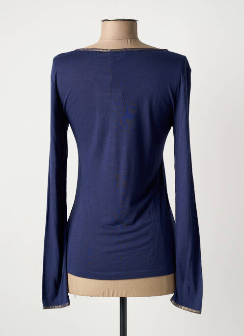 Tricou guler în v mâneci lungi albastru LA FEE MARABOUTEE femme