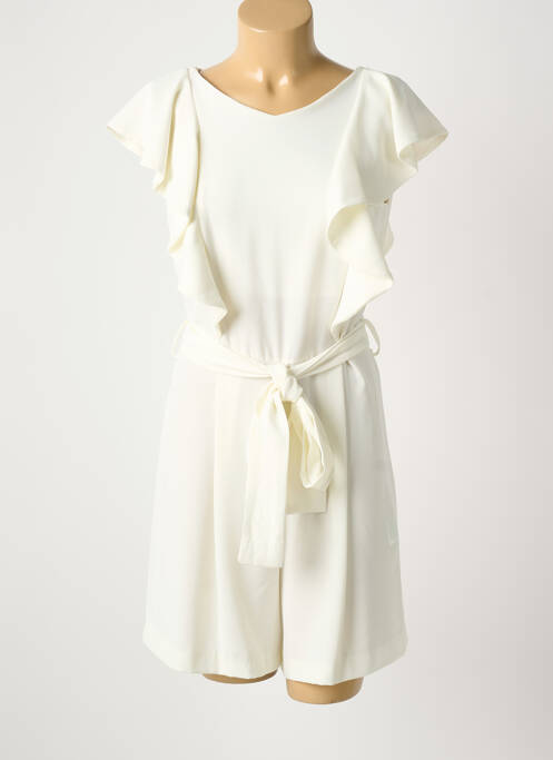 Salopetă scurtă alb RINASCIMENTO femeie