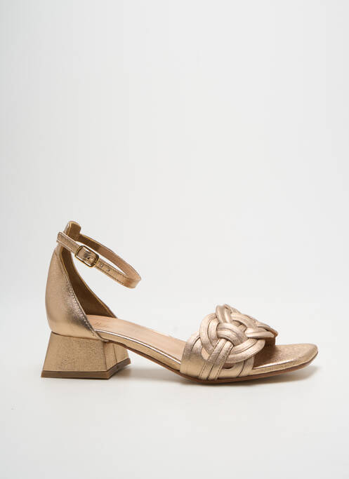 Sandale/Pantofi decupați auriu JULIE DEE femeie
