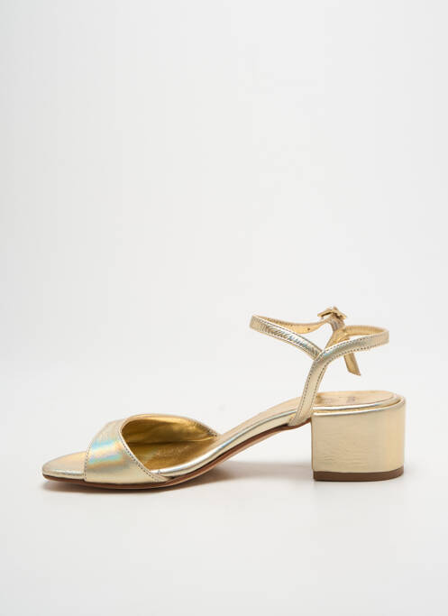 Sandale/Pantofi decupați auriu NIMAL femeie