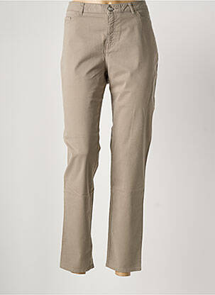 Pantalon slim maro ELEMENTE CLEMENTE femeie