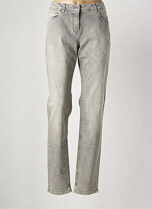 Blugi cu croială slim gri SANDWICH femeie